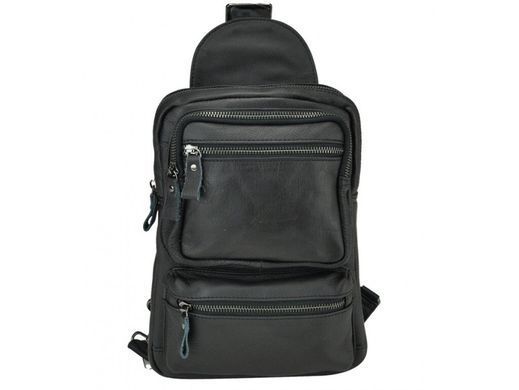 Мужской кожаный мессенджер Tiding Bag 8808A черный
