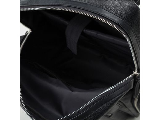Чоловічий шкіряний рюкзак Tiding Bag B3-047A чорний