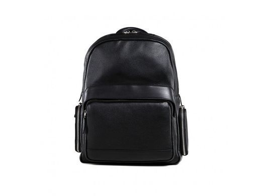 Чоловічий шкіряний рюкзак Tiding Bag B3-047A чорний