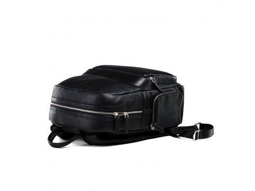 Чоловічий шкіряний рюкзак Tiding Bag B3-047A чорний
