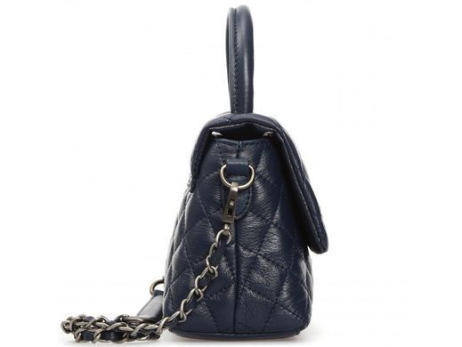 Женская кожаная сумка Riche W09-6154DBL синий