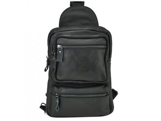Мужской кожаный мессенджер Tiding Bag 8808A черный