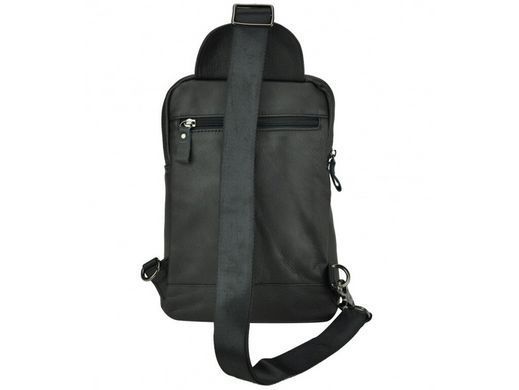 Мужской кожаный мессенджер Tiding Bag 8808A черный