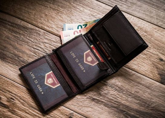 Кошелек мужской кожаный ALWAYS WILD N4-WCN-RFID