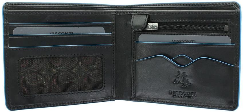 Гаманець чоловічий шкіряний Visconti ALP85 Ozwald з RFID
