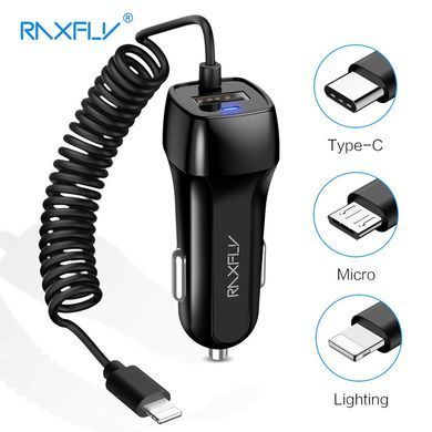 Автомобильное зарядное устройство RAXFLY RAX129755