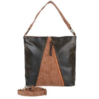 Сумка женская LASKARA LK10203-choco-camel