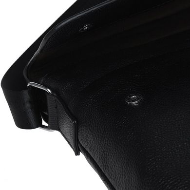 Мужской кожаный мессенджер Keizer K17012-black черный