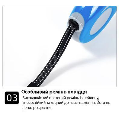 Поводок-рулетка для собаки и котов 5м SJ-208