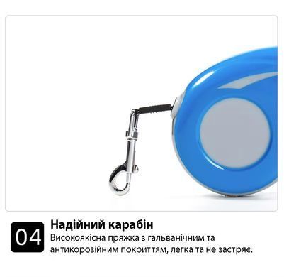 Поводок-рулетка для собаки и котов 5м SJ-208
