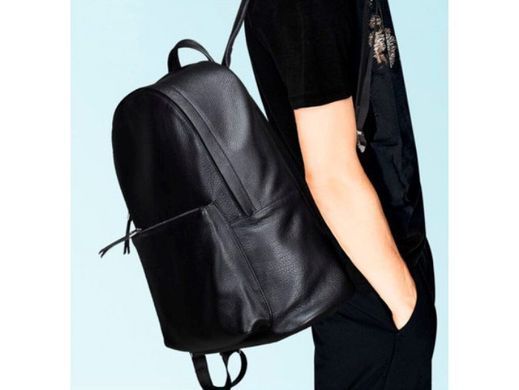 Мужской кожаный рюкзак Tiding Bag B3-012A черный