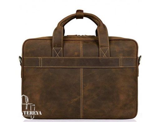 Кожаная сумка для ноутбука Tiding Bag t0033A черный