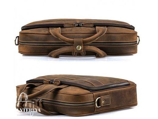 Кожаная сумка для ноутбука Tiding Bag t0033A черный