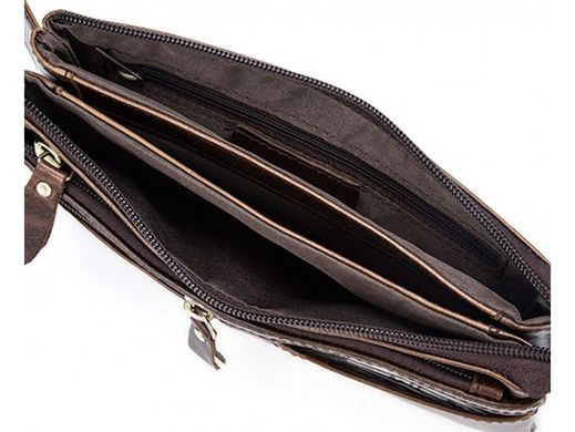 Мужская кожаная сумка на пояс Bexhill Bx8943C коричневый