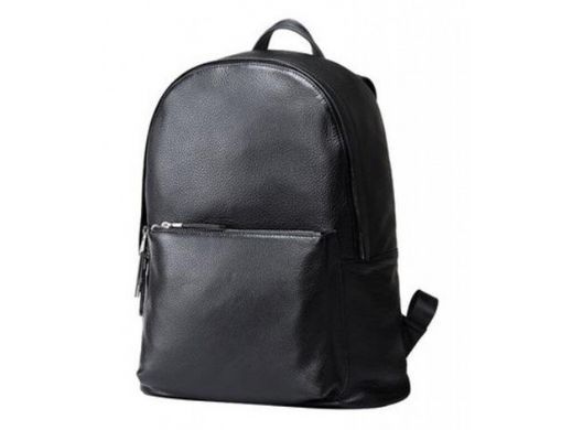 Мужской кожаный рюкзак Tiding Bag B3-012A черный