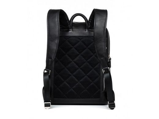 Мужской кожаный рюкзак Tiding Bag B3-019A черный