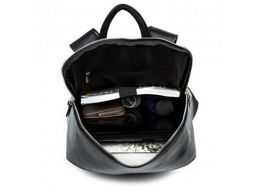 Мужской кожаный рюкзак Tiding Bag B3-019A черный