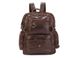 Мужской кожаный коричневый рюкзак Tiding Bag 7042Q 2