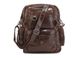 Мужской кожаный коричневый рюкзак Tiding Bag 7042Q 1