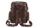 Мужской кожаный коричневый рюкзак Tiding Bag 7042Q 4
