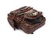 Мужской кожаный коричневый рюкзак Tiding Bag 7042Q 5