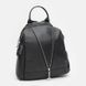 Рюкзак-сумка женский кожаный Ricco Grande K1183-black 2