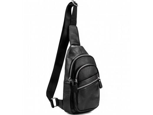 Мужской кожаный мессенджер Tiding Bag A25-5424A черный