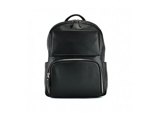 Мужской кожаный рюкзак Tiding Bag B3-154A черный