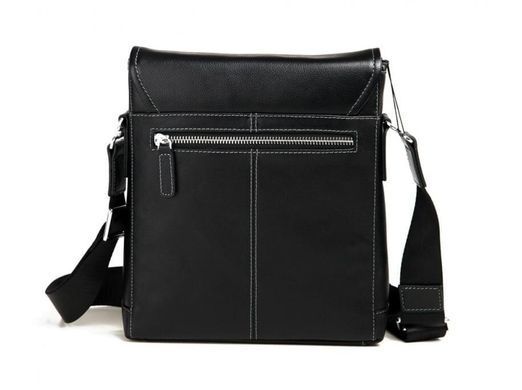 Мужской кожаный черный мессенджер Tiding Bag M685-2A