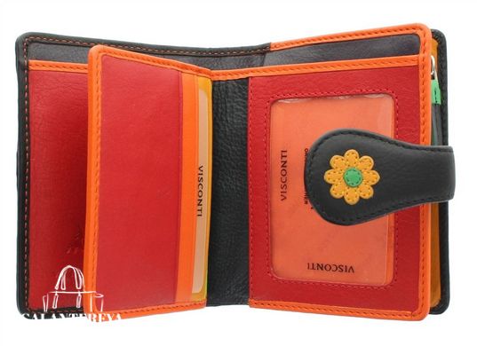Женский кожаный кошелек Visconti DS80 - Sunshine
