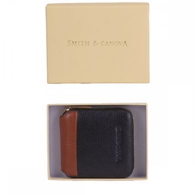 Гаманець жіночий шкіряний Smith & Canova 26803 Althorp (Black-Tan)
