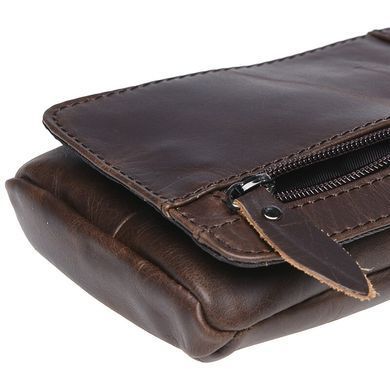 Мужской кожаный мессенджер Keizer K1702-brown коричневый