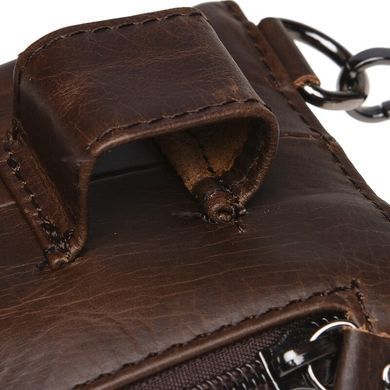 Мужской кожаный мессенджер Keizer K1702-brown коричневый