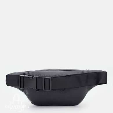 Сумка на пояс мужская кожаная Keizer K10023bl-black