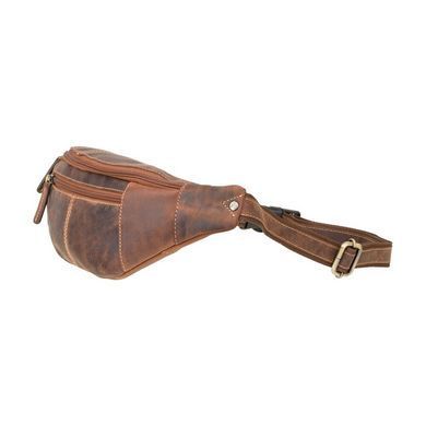 Сумка на пояс мужская (бананка) кожаная Visconti 721 Bumbag Large