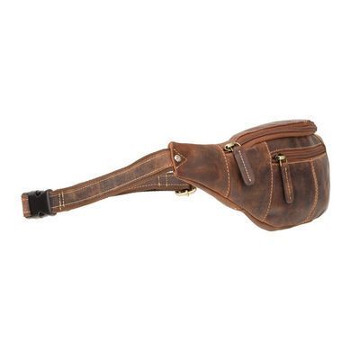 Сумка на пояс мужская (бананка) кожаная Visconti 721 Bumbag Large