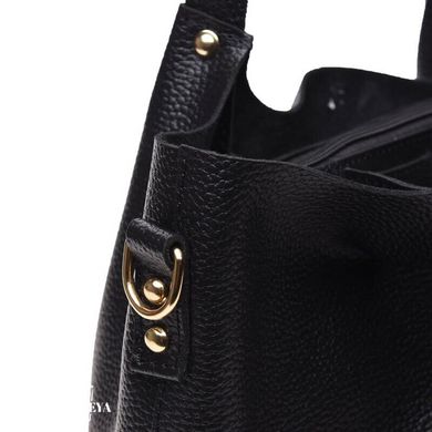 Женская кожаная сумка Ricco Grande 1L943-black черный