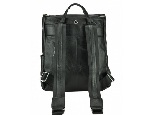 Мужской кожаный рюкзак Tiding Bag A25F-68012A черный