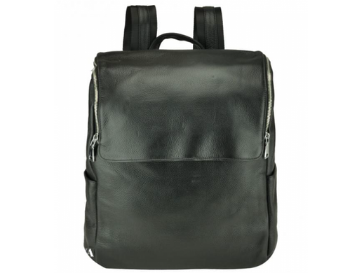 Мужской кожаный рюкзак Tiding Bag A25F-68012A черный