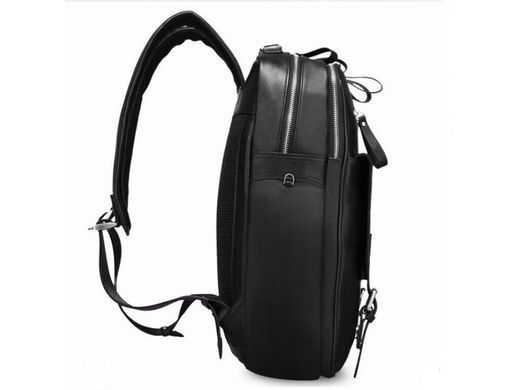 Мужской кожаный рюкзак Tiding Bag B3-1691A черный