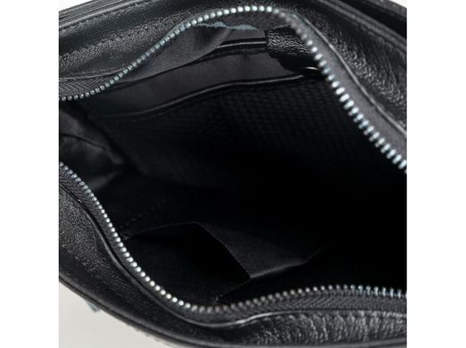 Мужской кожаный черный мессенджер Tiding Bag M6917-5A