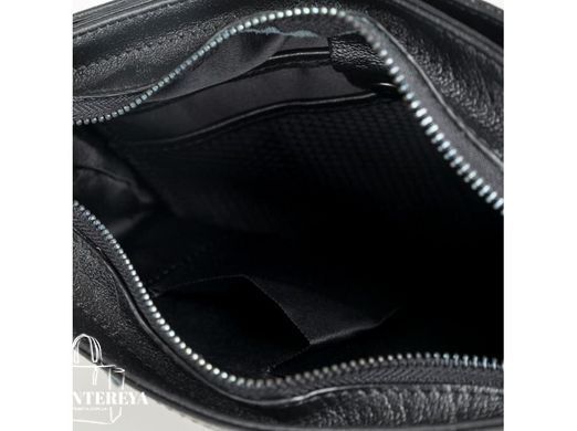 Мужской кожаный черный мессенджер Tiding Bag M6917-5A