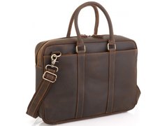 Винтажная сумка для ноутбука мужская кожаная Tiding Bag D4-023R