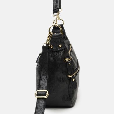 Сумка женская кожаная Borsa Leather K1213-black