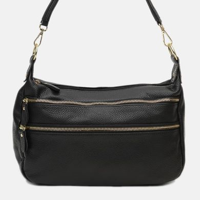 Сумка женская кожаная Borsa Leather K1213-black