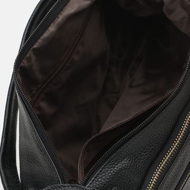 Сумка женская кожаная Borsa Leather K1213-black
