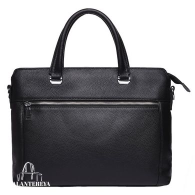 Мужская кожаная сумка для ноутбука Keizer K17240-black черный