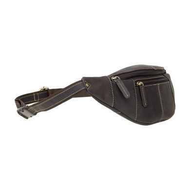 Сумка на пояс мужская (бананка) кожаная Visconti 721 Bumbag Large