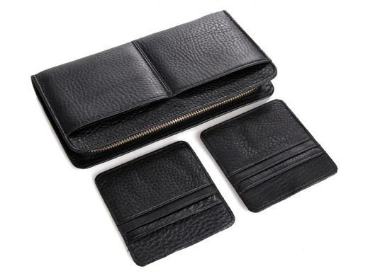 Чоловічий шкіряний клатч Tiding Bag 8069A чорний