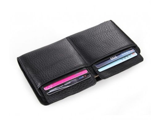 Чоловічий шкіряний клатч Tiding Bag 8069A чорний